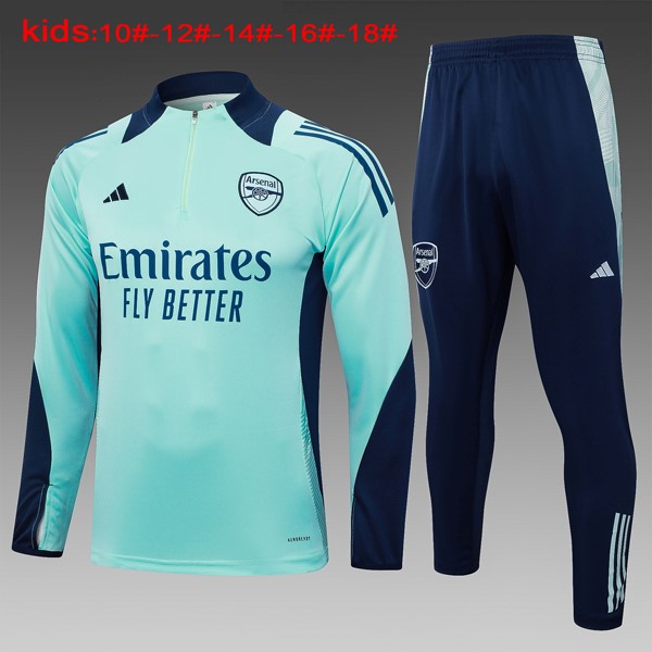 Niños Sudadera De Training Arsenal 2024 2025 Verde 3